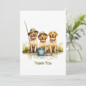 Bedankt Labrador Retriever Dogs Gevist (Staand voorkant)