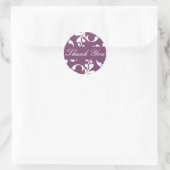Bedankt Leaf Flourish Envelope Sticker Seal (Tas)