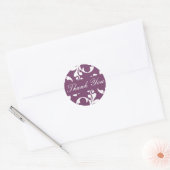 Bedankt Leaf Flourish Envelope Sticker Seal (Envelop)