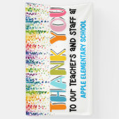 Bedankt leerkracht banner (Verticaal)