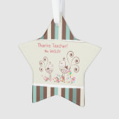 Bedankt leraar, griezelaar ornament (voorkant)