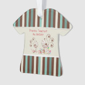 Bedankt leraar, griezelaar ornament (voorkant)