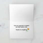 Bedankt Leraar in aanstekerletters (Binnen)