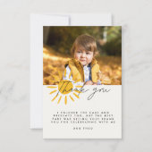 Bedankt leuke leuke waterverf zon verjaardag (Voorkant)