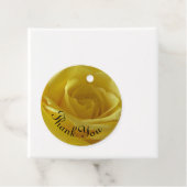 Bedankt Lichte Gele Rozen Fotoappreciatie Bedankjes Labels (In situ)