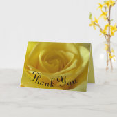 Bedankt Lichte Gele Rozen Fotoappreciatie Kaart (Gele Bloem)