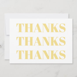 Bedankt, lichte gouden witte elegante moderne kaar