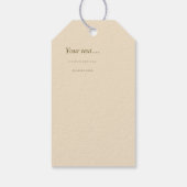 Bedankt lieve bloementuin Paarse Girly Cadeaulabel (Achterkant)