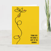 Bedankt lieveheersbeestjes en Daisy Kaart (Voorkant)