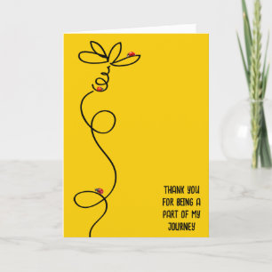 Bedankt lieveheersbeestjes en Daisy Kaart