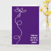 Bedankt lieveheersbeestjes op Doodle Daisy Kaart (Gele Bloem)