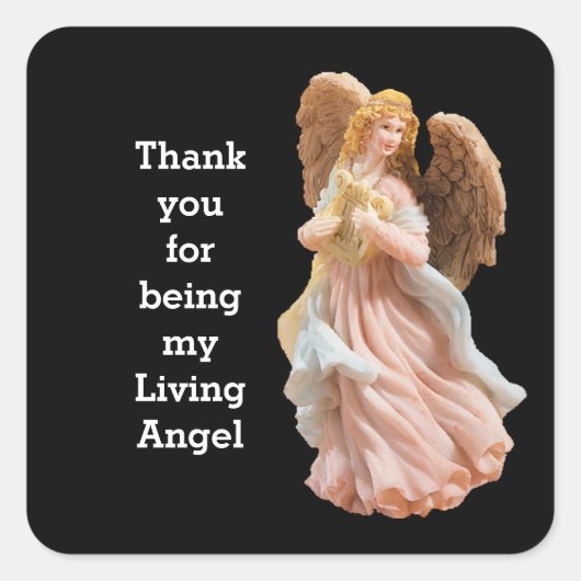 Bedankt Living Angel sticker (Voorkant)