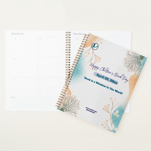 Bedankt & Logo & Tekst personaliseer Planner (Display)
