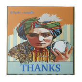 Bedankt, Magicus, Tile, voeg of geef tekstdossier  Tegeltje (Voorkant)