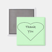 Bedankt Magneet (Voorkant / Achterkant)