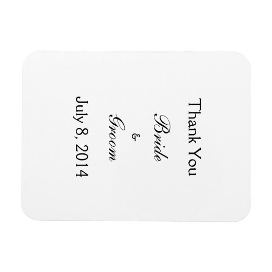 Bedankt Magneet (Horizontaal)