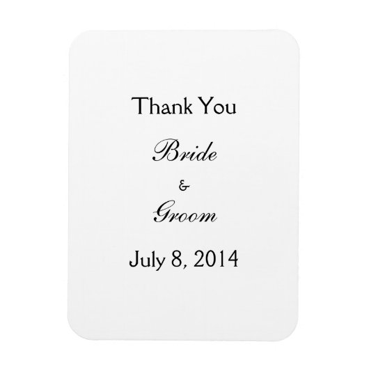 Bedankt Magneet (Verticaal)