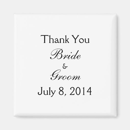 Bedankt Magneet (Voorkant)