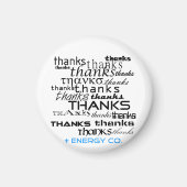 Bedankt magneet klein (Voorkant)