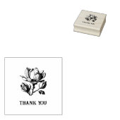 Bedankt Magnolia Rubberstempel (Gestempeld)