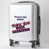 Bedankt Mail Carriers Je bent de Beste Sticker (Koffer)