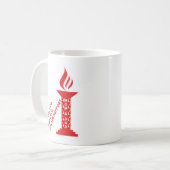 Bedankt, mam en pap, voor je liefdevolle steun koffiemok (Voorkant links)