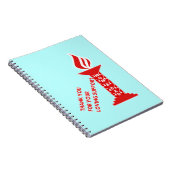 Bedankt, mam en pap, voor je liefdevolle steun notitieboek (Rechterzijde)