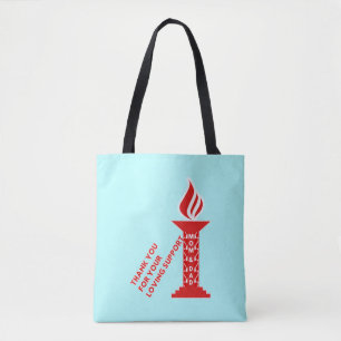 Bedankt, mam en pap, voor je liefdevolle steun tote bag