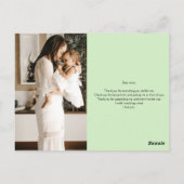 Bedankt mam Gift Kaart (Achterkant)