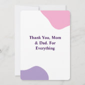 Bedankt, mama en papa - Werelddag van de Kaart van (Achterkant)