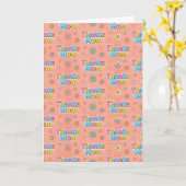 Bedankt mama "Fijne Moederdag" Kaart (Gele Bloem)