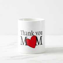 Bedankt mama Gepersonaliseerd koffie Mok