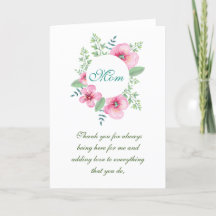 Bedankt mama Moederdag