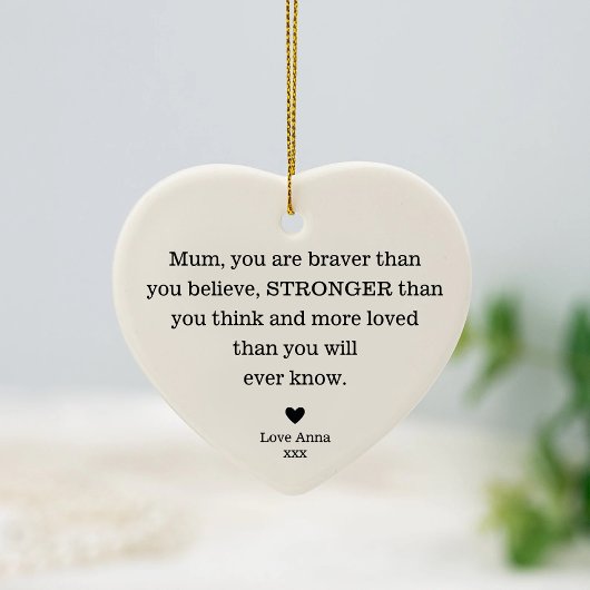 Bedankt mama Moederdag's verjaardag mama Keramisch Ornament