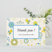 Bedankt mama om Baby shower te worden (Staand voorkant)