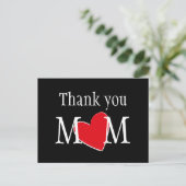Bedankt Mama Persoonlijk Briefkaart (Staand voorkant)