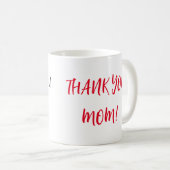 Bedankt mama typografie koffiemok (Voorkant rechts)