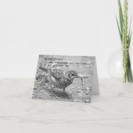 Bedankt, Mamma. (De Kaart zegt zij schommelt) (Voorkant)