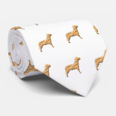 Bedankt Mannelijke Waardering Dierenarts Pet Dog Stropdas (Opgerold)