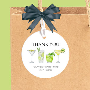 Bedankt Margarita Cocktail Bridal Couples Shower Bedankjes Labels