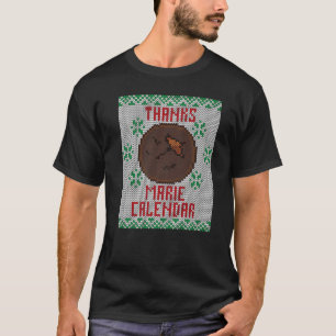 Bedankt Marie Calendar Love Sharon Weiss's Christm T-shirt
