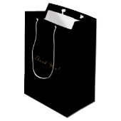 Bedankt Mark Party Medium Cadeauzakje (Achterkant Gekanteld)