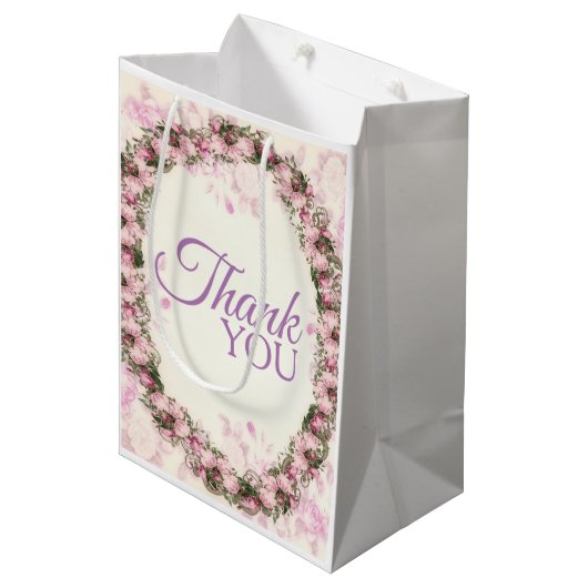 Bedankt Medium Cadeauzakje (Voorkant Gekanteld)