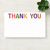 Bedankt Meerkleurig 10 x 6 Post-it® Notes (Kantoor)