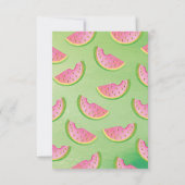 Bedankt Melon Watermeloen Kaart (Achterkant)