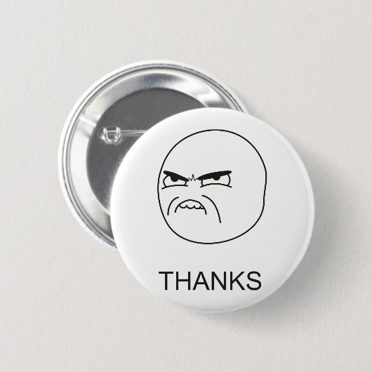 Bedankt Meme - Pinback Button (Voorkant /achterkant)