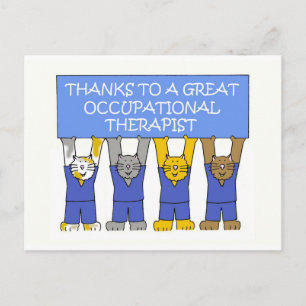 Bedankt met beroepsethiek briefkaart