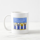 Bedankt met beroepsethiek koffiemok (Links)