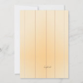 Bedankt met binnenhuisuitnodiging kaart (Achterkant)