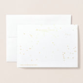 Bedankt met bloemen, vogels en een toren. folie kaarten (Met envelop)